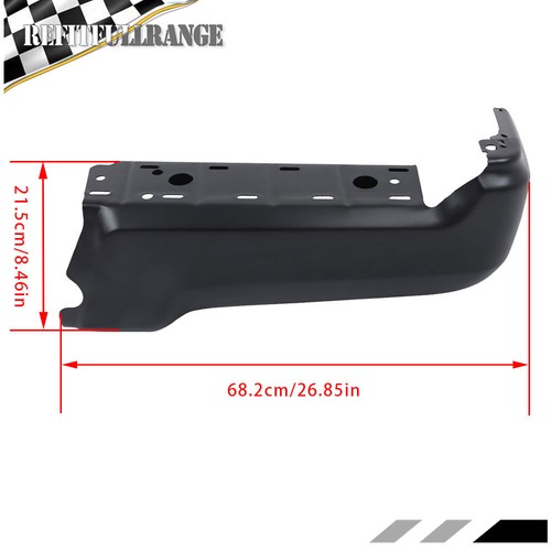 Barra frontal de parachoques trasero sin estacionamiento lado derecho imprimada para Ford F250 F350 2017-2022 - Imagen 10 de 13