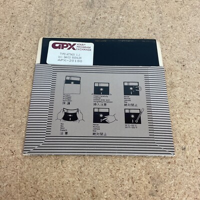 Typo Attack 1.1 by David Buelher for Atari 8-bit APX-20180 Diskette