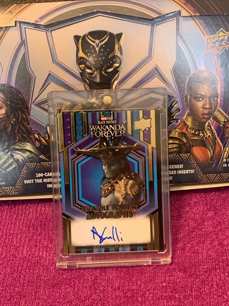 2024 UD BLACK PANTHER WAKANDA FOREVER ALEX LIVINALLI AS ATTUMA