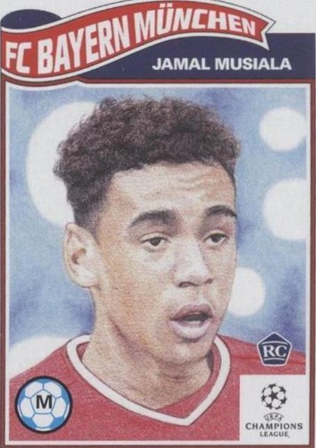 RC Topps Finest Jamal Musiala 99枚限定 カード 2020-21 Topps Finest Jamal Musiala PSA 10 Green Wave Refractor