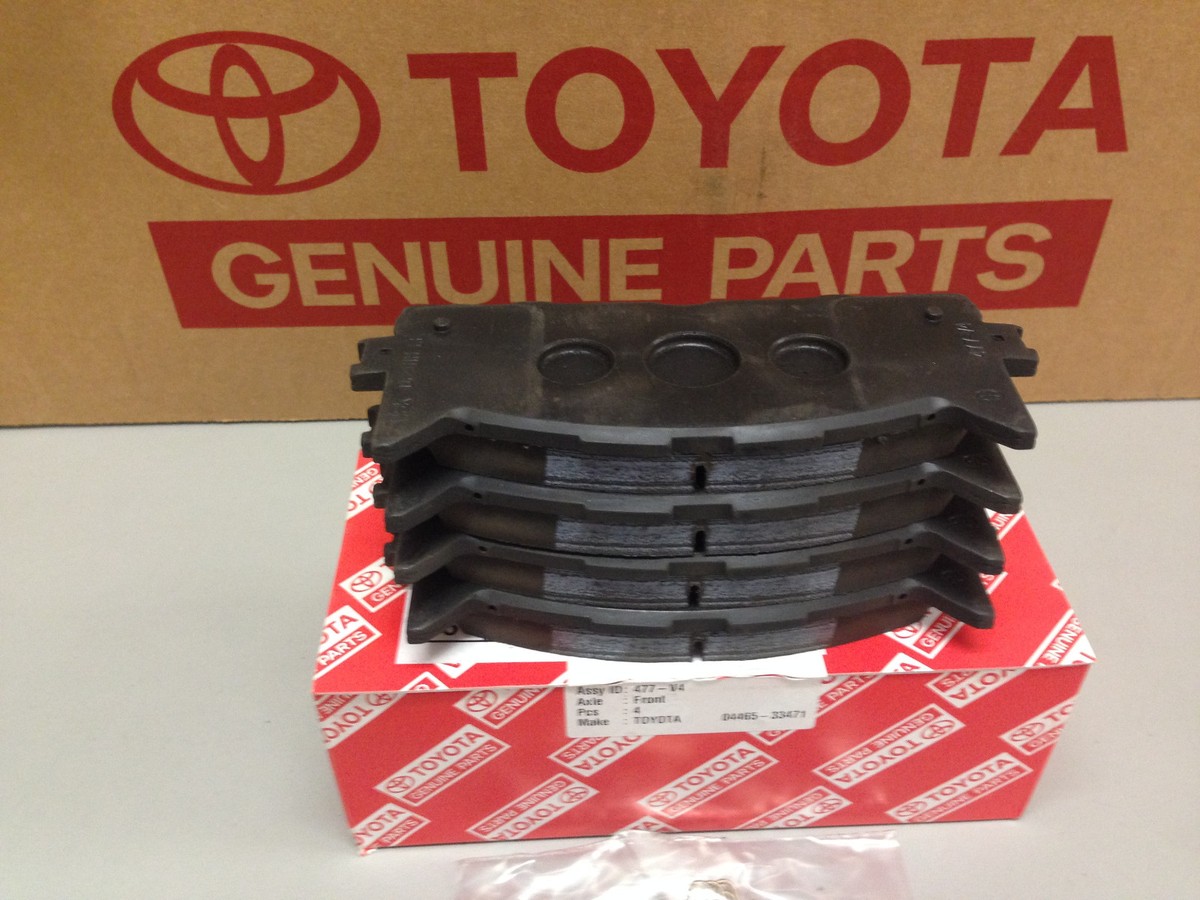2010-2011 JAPAN BUILT CAMRY Front Brake Pads 04465-33471 Genuine