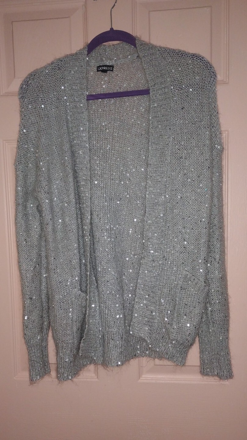 Express Gray Large Acrylic - Polyester - Wool  - … - image 1