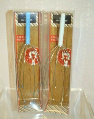 Merchsource STRESS Relief HEAD MASSAGER Soothing BLUE or White HANDLE NEW Gift