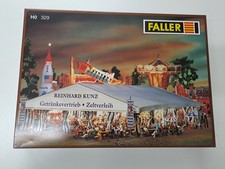 Faller H0 329 Festzelt Reinhard Kunz NEU Bierzelt mit Stoffplane Kirmes Zelt HO