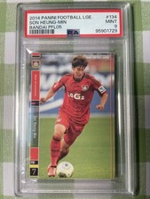 2014 Panini Football League PFL Heung-Min Son Leverkusen Rookie Card PSA9 MINT. rookie card picture
