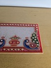 Peacock Kalash Design Marble Puja Chowki Mandir Temple Alter Table 6x4 Inch — photo 7
