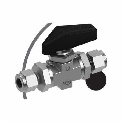 Tylok SS-6-D-TT-6-6-K Ball Valve 3/8'' SS 5000 PSI CBC-Lok Tube