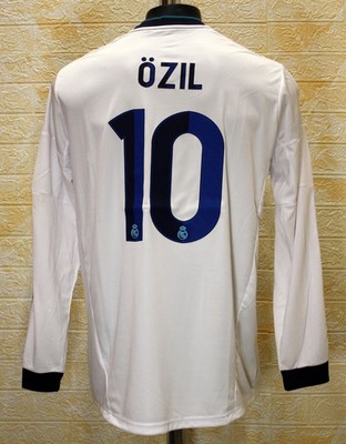 Real Madrid 2012-2013 home long sleeve jersey shirt Özil #10 | eBay