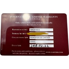 CARTIER Cartier Roadster SM W62016V3 Included Watch Stainless Steel Quartz Silv 10