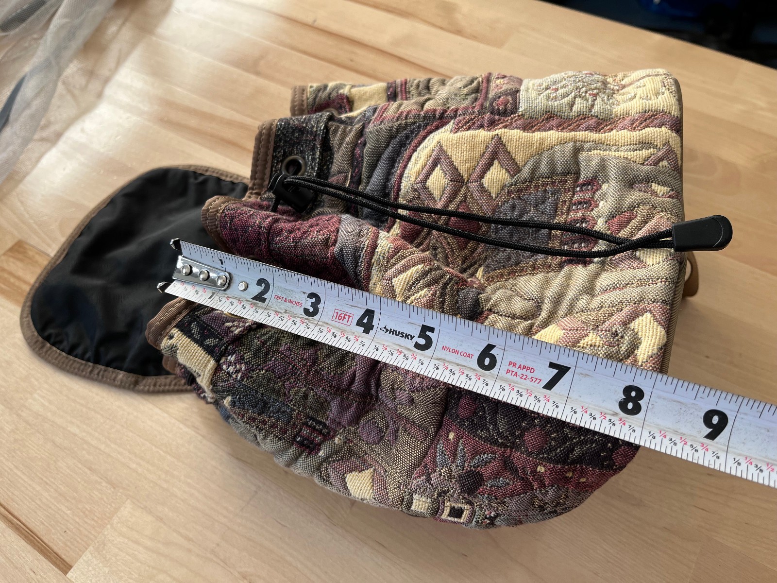 Nancy Lee Anderson Accessories Small Elephant Deer Tapestry Backpack - 9" x 8.5" thumbnail 12