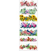 Heat Shrink Wrap Sleeve Decoration Sticker Easter Egg Wraps Pysanka Birds