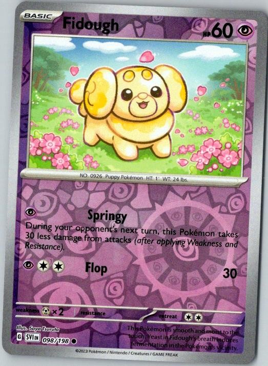 SV01: Scarlet & Violet Base Set #098/198 Fidough