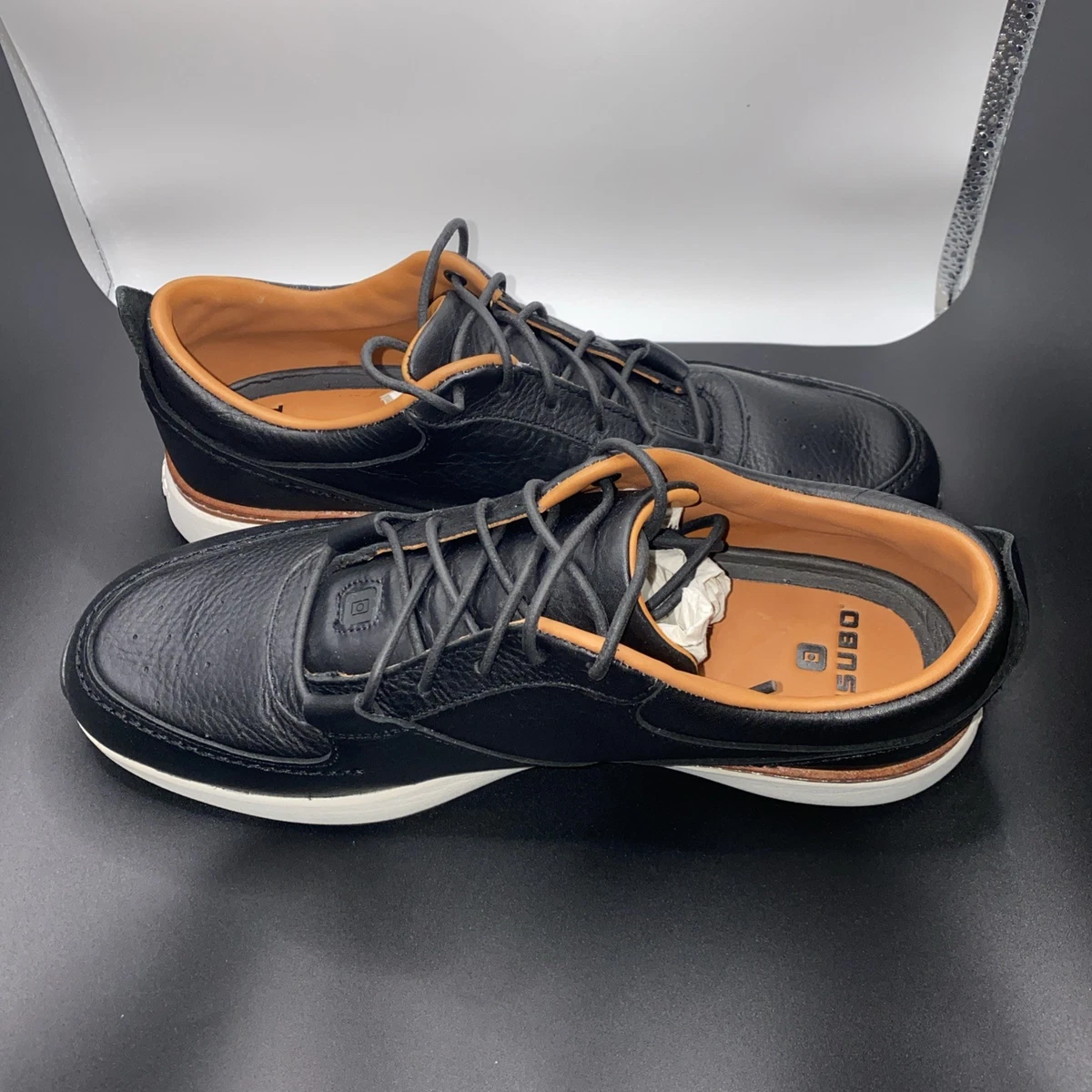 Tsubo Leather & Herringbone Low Chukka Sneakers | Men’s 8 Tsubo Shoes for Men Deals - New and used pre-owned Finds  main image 2