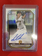 2026 Bowman Chrome Seth Hernandez Mojo Refractor Auto Pirates SUPER CLEAN ! 🔥