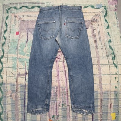 VTG Levis Engineered Jeans Mens Blue Dark Wash Twisted Fits 32x29.5