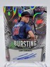 2025 Leaf Vivid Baseball Cam Caminiti Braves Cool Gray Bursting Auto 3/3