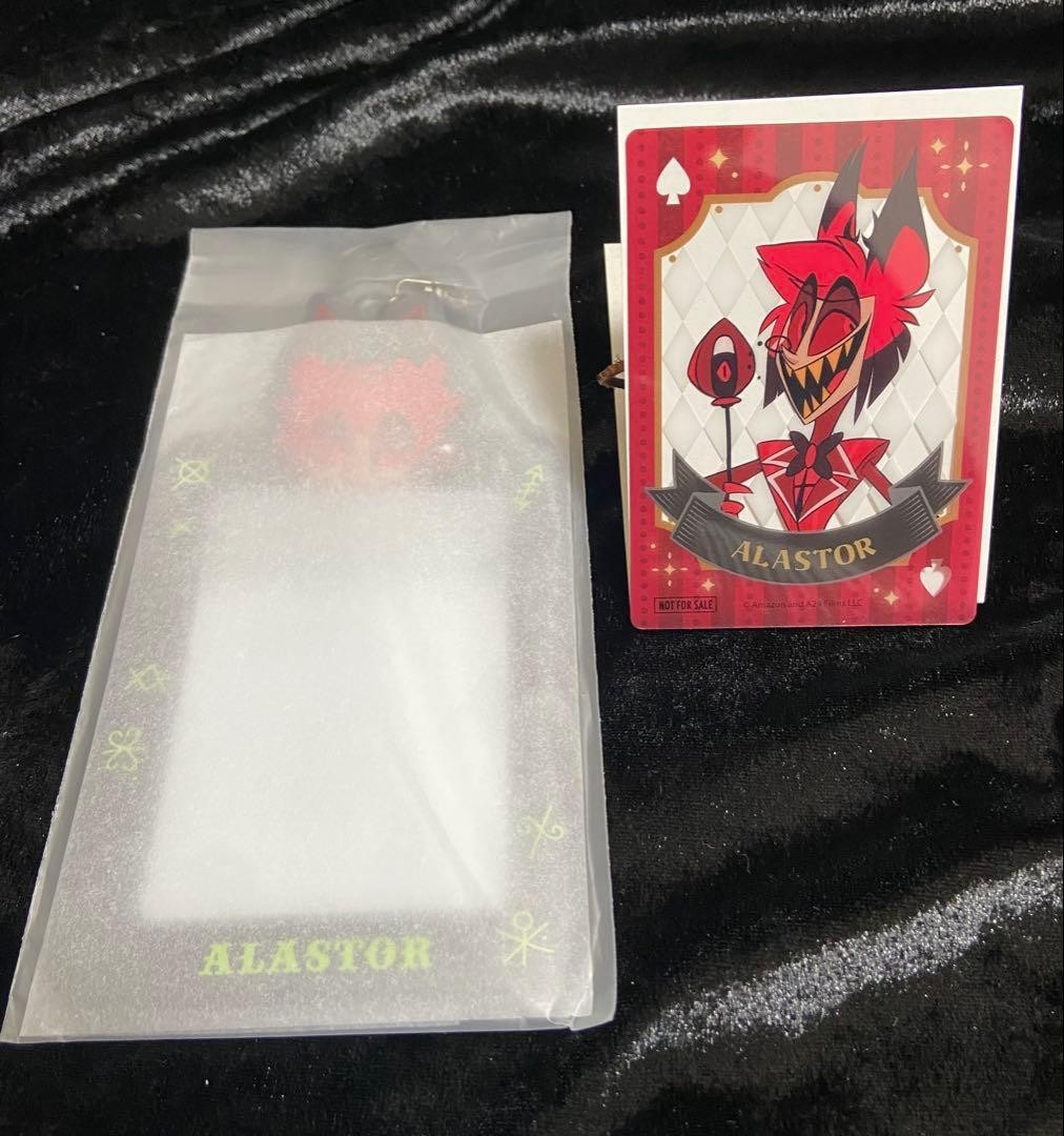 Hazbin Hotel Alastor Trading Card Holder Playing‑card‑style Clear