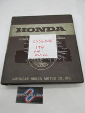 Honda Official Factory 1982 CX500 Turbo Motorcycle Service Shop Manual Book