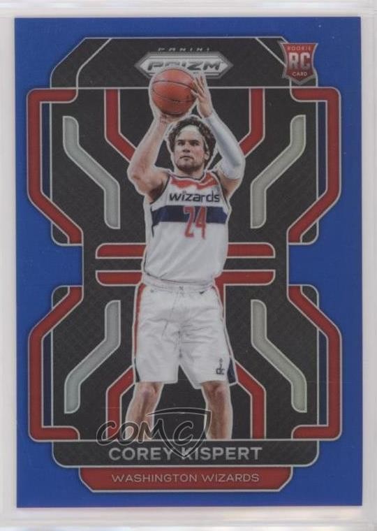 2021-22 Panini Prizm Blue Prizm 27/199 Corey Kispert #275 0l1u