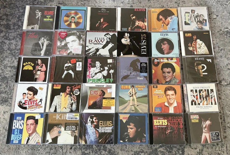 Elvis Presley RCA CD Set Collection LOT Hours of Music Great Shape - Image 2 of 2