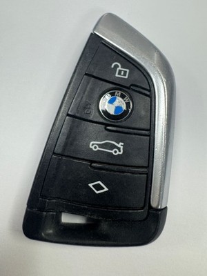 BMW 4 TASTEN FERNBEDIENUNG SMART SCHLÜSSELANHÄNGER 1 2 3 4 5 G SERIE ETC GETESTET 8717515-02!