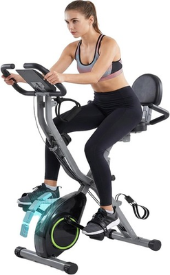 #ad Foldable Exercise Bike Stationary Bikes for Home 5 in 1 Indoor Workout Bike Cy $249.99