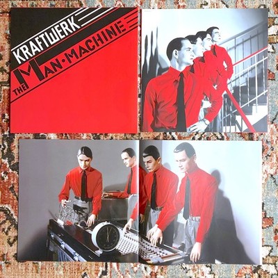 Kraftwerk The Man Machine Black Vinyl LP Record Album 2009 Kling