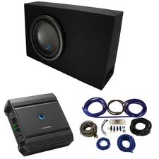 Universal Regular Standard Cab Alpine S-W10D4 Ported 10 Sub Box New & S-A60M Amp