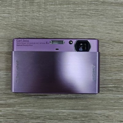 Sony Cybershot DSC-T77 10.1MP Camera - 4x Zoom Touch Screen Tested