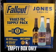 Fallout  Jones Soda Vault-Tec  EMPTY BOX ONLY  BOX ONLY   BOX ONLY