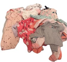 Baby Girl Clothes Bundle NB/ Newborn 38 Piece Mixed Lot