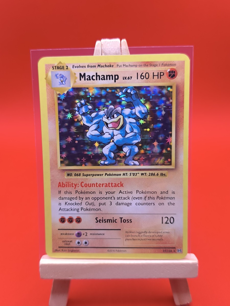 Machamp 59/108 Evolutions Holo Rare Pokemon Card * New * | eBay