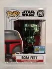*NEW* 2019 SDCC STAR WARS BOBA FETT #297 POP! GREEN CHROME OFFICIAL STICKER LE*