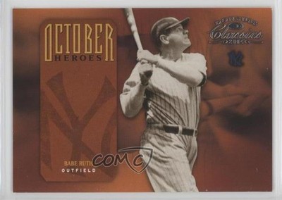 2004 Donruss Classics October Heroes 697/2499 Babe Ruth #OH-8 HOF e3g