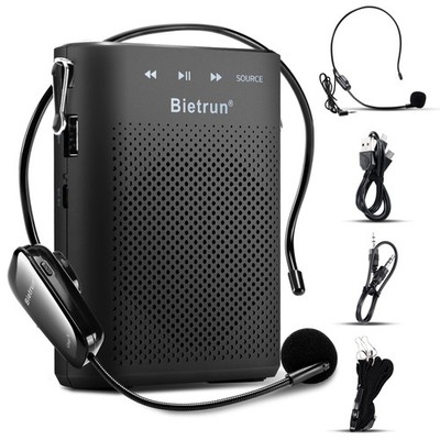Voice Amplifier for Teachers with Bluetooth, Portable Rechargeable Wireless V...