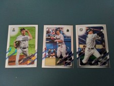 Topps Chrome- Japanese League Cards - 3 Card Lot - Wada, Aoki, Nakamura