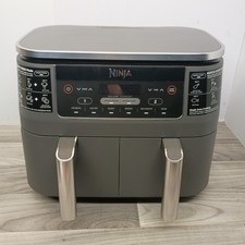 Ninja DZ201 Foodi 8 Quart 6-in-1 DualZone 2-Basket Air Fryer Used