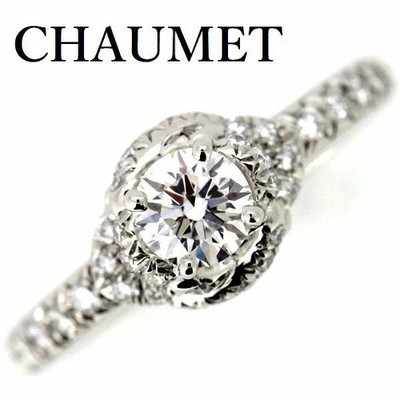 CHAUMET Liens d Amour 0,31ct D VVS1 Diamant Ring Pt950 US4 3EX GIA