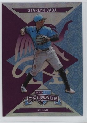 2025 Panini Crusade Crusade Purple 18/99 Starlyn Caba #88 13d7