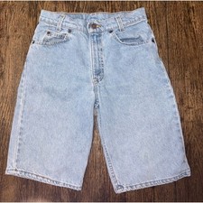 Vintage Orange tab Levi's 550 student Jean shorts 29