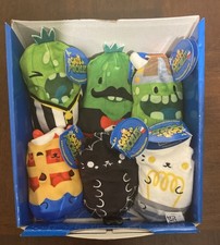 Cats vs. Pickles 4  Mini Beanbag Plush Lot of 6 NWT