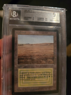 MINT BGS 9 Beta Savannah Vintage MTG/Magic!!!