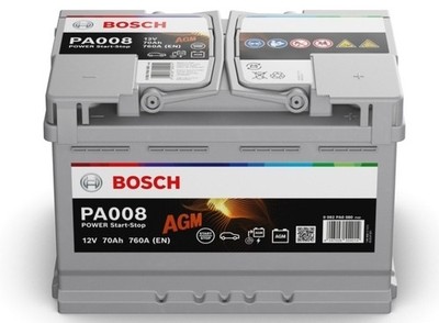 BOSCH Starterbatterie 12V 70Ah für Auto LKW Batterie