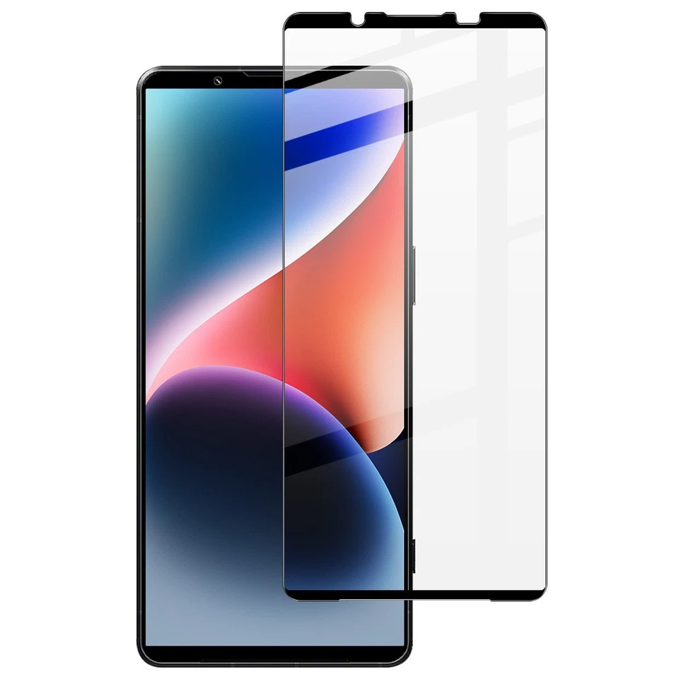 Protector de pantalla de cobertura completa de vidrio templado IMAK HD para Sony Xperia 1 VII Foto 3 de 4