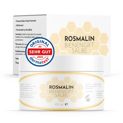 Rosmalin® Bienengift Salbe hochdosiert - Effektive Bienengift Creme