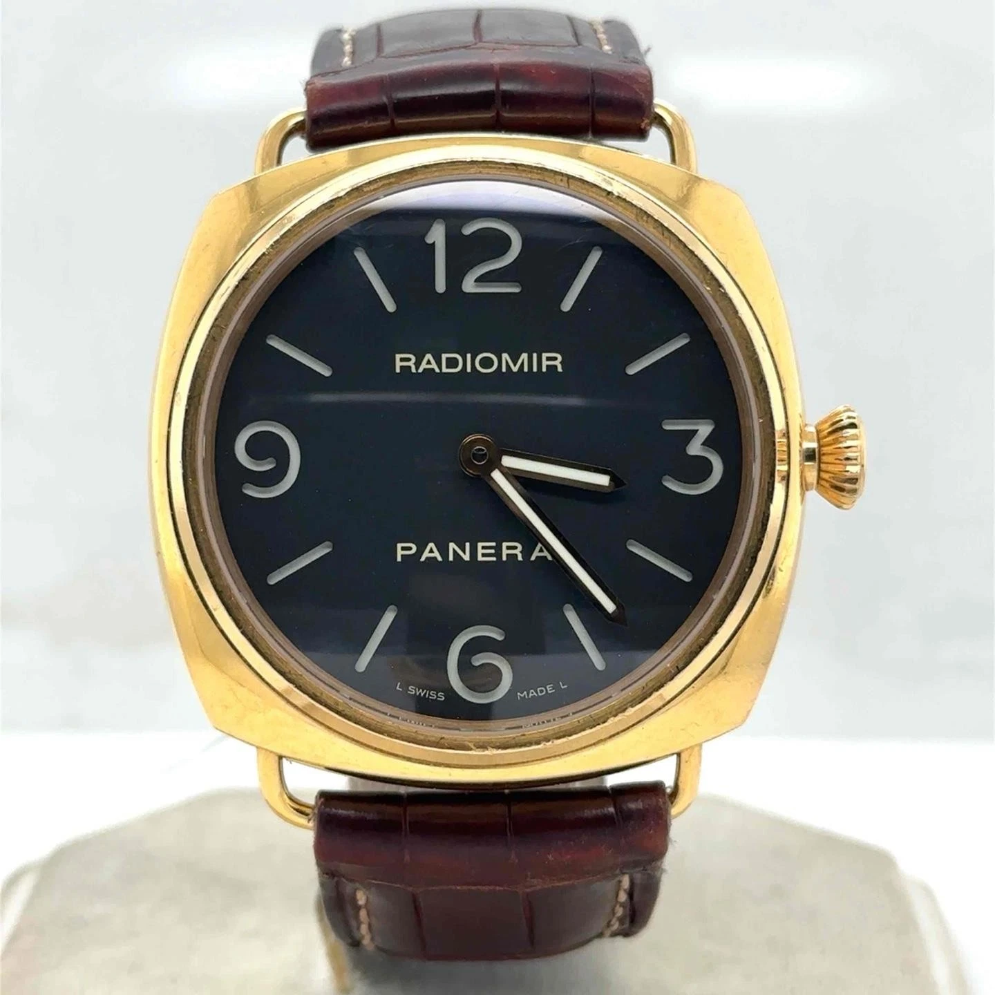 Panerai — Panerai Radiomir Manual Wind 45mm 18k Rose Gold Black Dial Men's Watch PAM00231