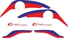 Kit adesivi compatibile con BMW C650 Sport, decalcomanie C 650, adesivi C650