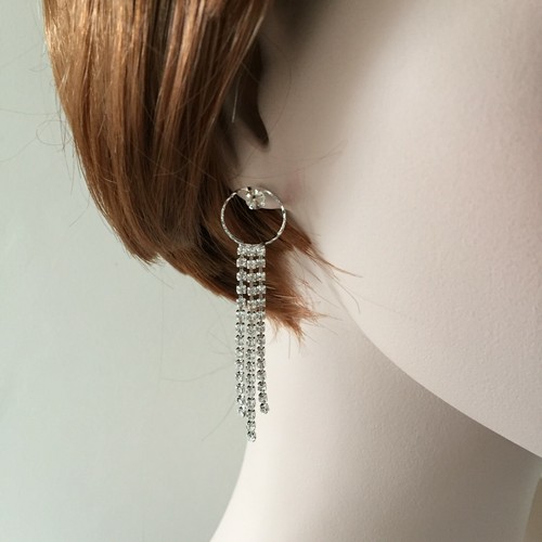 Bead Pearl Necklace Earrings 1920's FLAPPER Vintage Party GATSBY Charleston - Picture 26 of 29