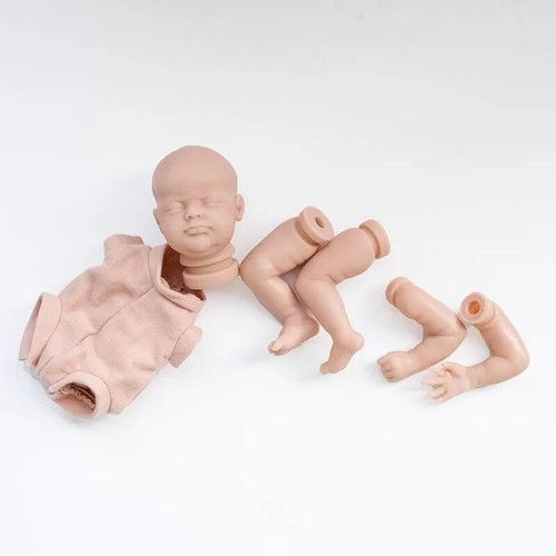 9IN Unfinished Unpainted DIY Reborn Baby Doll Kit Mini Wee Mouse Doll Parts Toys - Picture 2 of 3