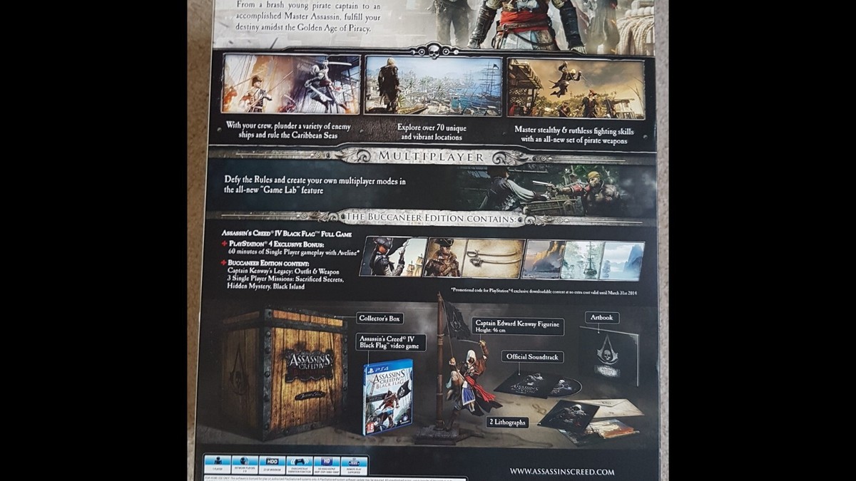 Achète la clé Assassin's Creed IV: Black Flag - Limited Edition PC pas